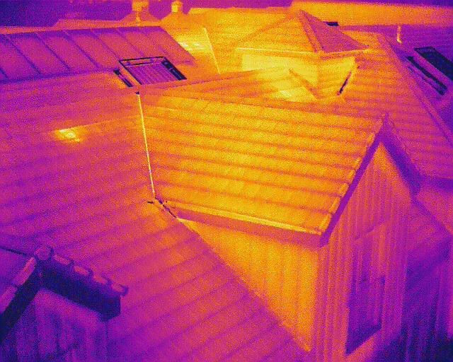 Thermal Imaging Roof Survey Image Stevenage
